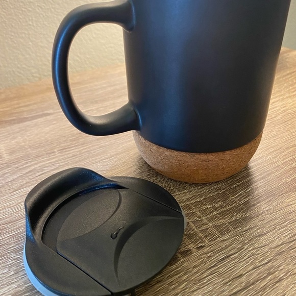 “life’s a Journey” Cork Bottom Coffee Mug Spill Resistant Lid - Picture 6 of 6